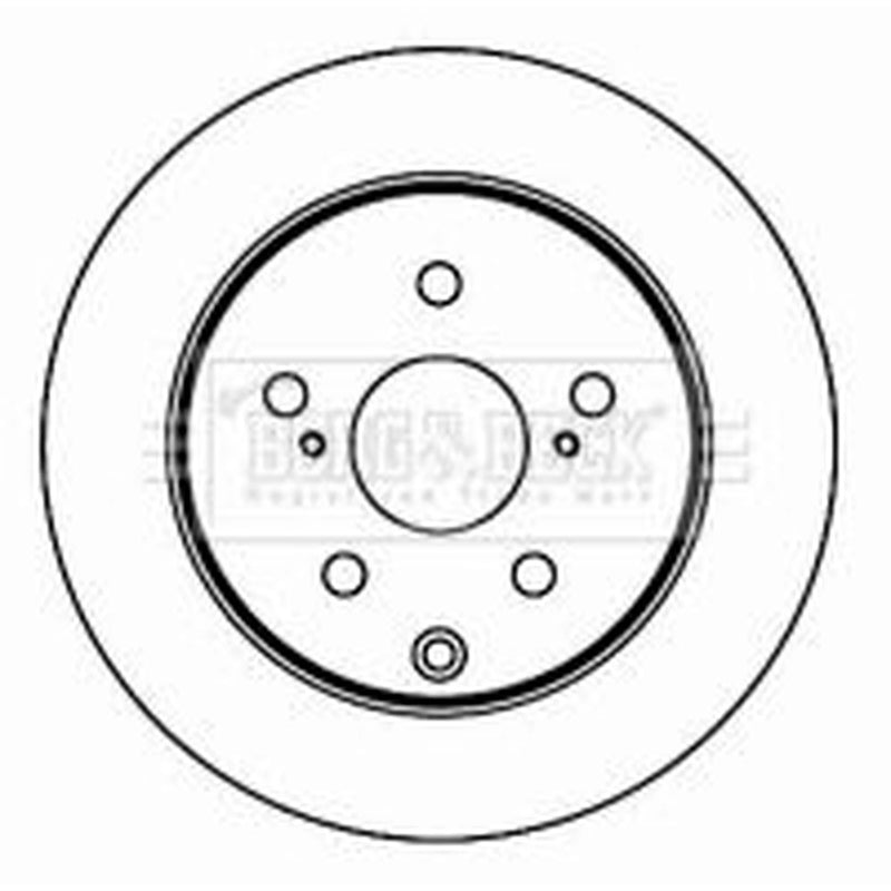 Borg & Beck Front & Rear Brake Discs & Pads fits Toyota Rav 4 IV 2012-2018
