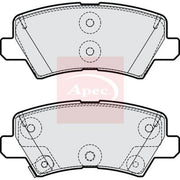 Apec Rear Brake Pad Set fits Kia Picanto III 2017-2018 1.0 1.2
