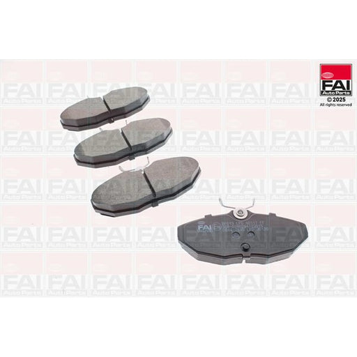 FAI Rear Brake Pad Set fits Jaguar S-Type II 1999-2007 2.5 2.7 3.0 4.2