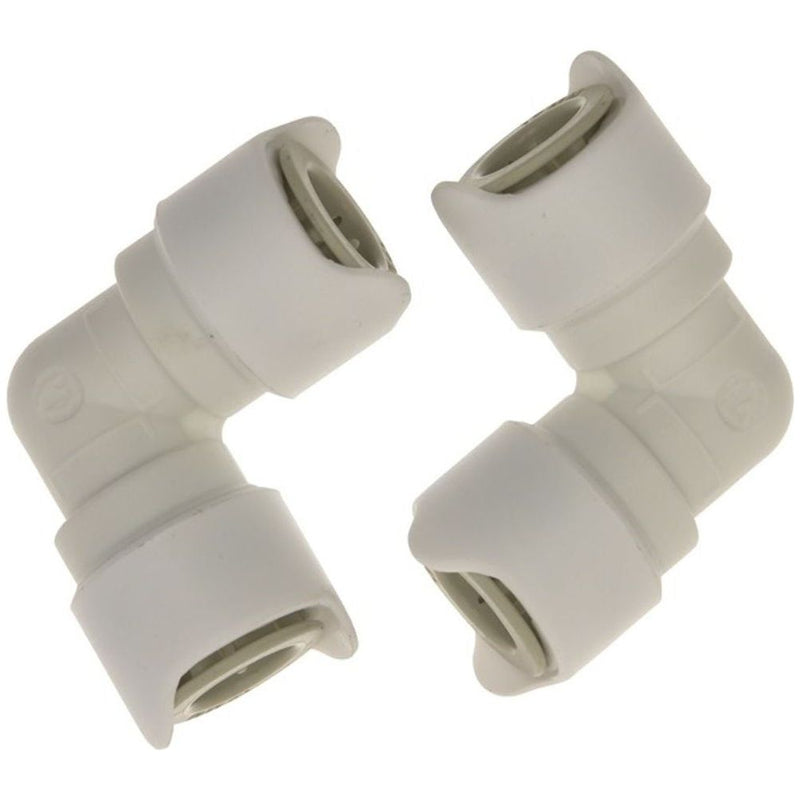 2 x Whale WX1503 15mm x 15mm Quick Connect Union 90° Elbow Fitting WX1503B Whale  - Dynamic Drive