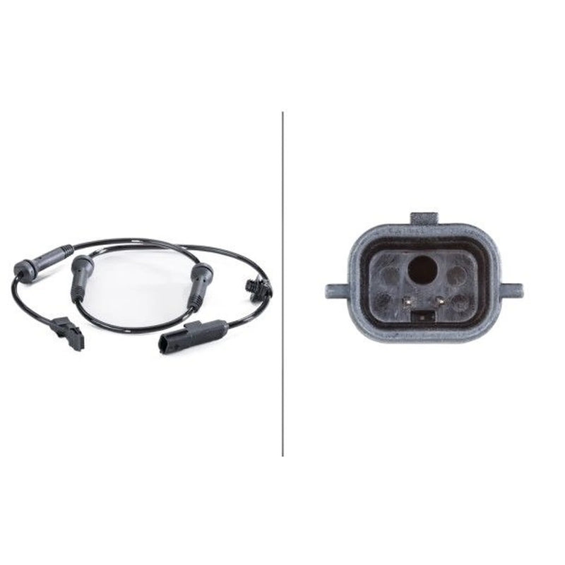 Hella ABS Wheel Speed Sensor Front fits Renault Grand Scénic II 2004-2009
