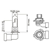 Bosch Car Light Bulb HB4 12V 51W
