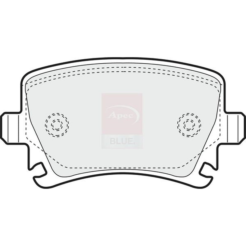 Apec Front & Rear Pads fits VW Passat B7 2011-2014 3.6