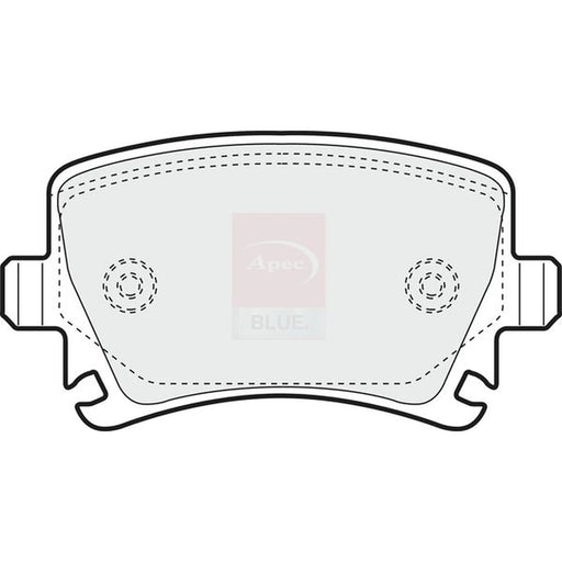 Apec Rear Brake Pad Set PD3077