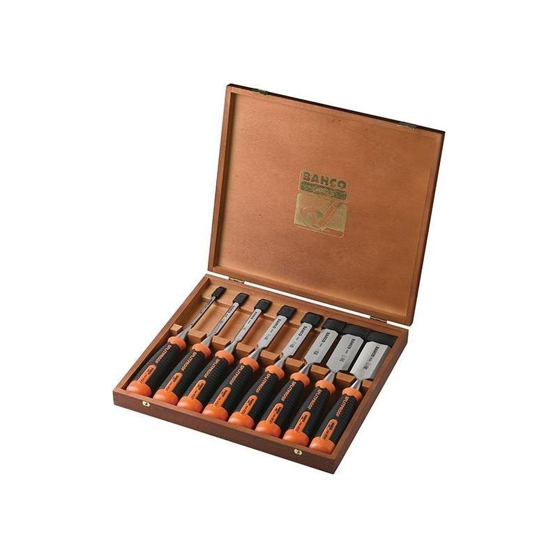 Bahco 434-S8 Bevel Edge Chisel Set, 8 Piece Bahco - NN4 Online
