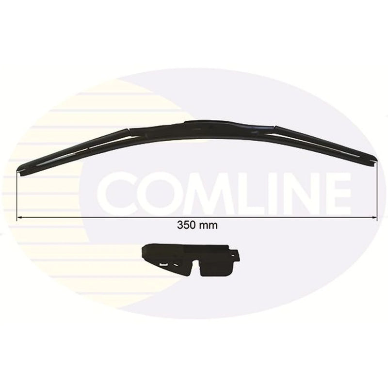 Comline Passenger Side Wiper Blades fits Fiat 131 1974-1987 1.3 1.4 1.6 2.0 2.5