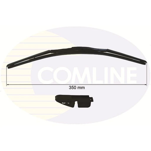 Comline Passenger Side Wiper Blades fits Fiat 131 1974-1987 1.3 1.4 1.6 2.0 2.5
