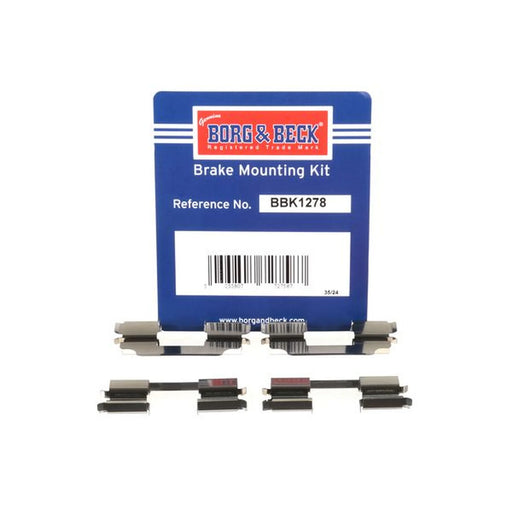Borg & Beck Brake Pad Accessory Fitting Kit Front BBK1278