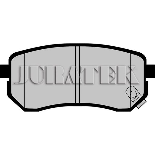 Juratek Rear Brake Pad Set fits Hyundai I10 I 2007-2018 1.0 1.1 1.2
