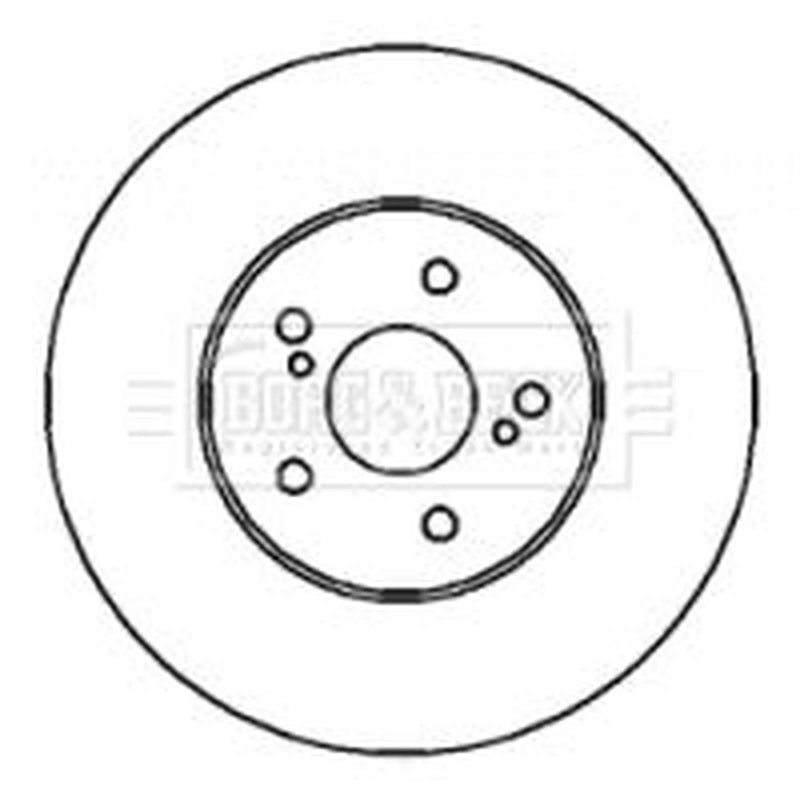 Borg & Beck Front Brake Vented Discs & Pads fits Toyota Previa 2000-2006 2.0 2.4