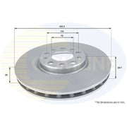 Comline Front Brake Discs & Pads fits Alfa Romeo Giulietta 2010-2020