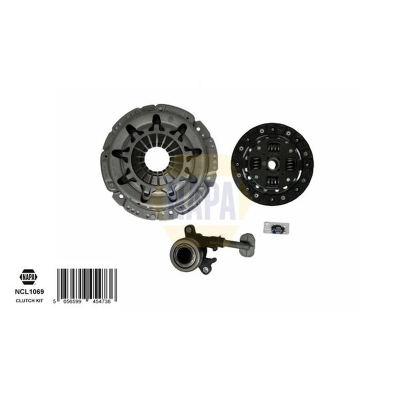 NAPA Clutch Kit Set 3pc fits Nissan Micra III 2002-2010 1.0 1.2