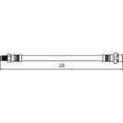 Apec Brake Hydraulic Hose Line Rear fits BMW Z4 2006-2008 3.0