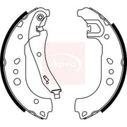 Apec Brake Shoe Set Axle Kit fits Audi A1 2018 on