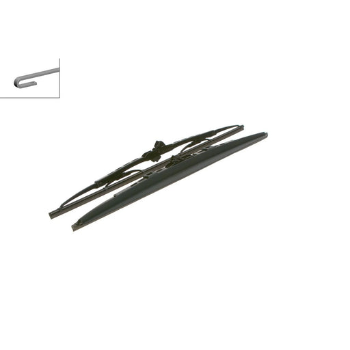 Bosch Front & Rear Super Plus Wiper Blade Set fits Nissan Silvia 1984-1988