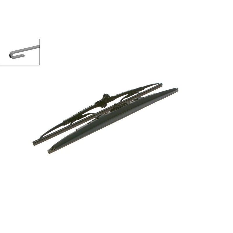 Bosch Front & Rear Super Plus Wiper Blade Set fits Honda Cr-V IV 2012-2018