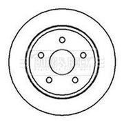 Borg & Beck Front & Rear Brake Discs & Pads fits Jeep Grand Cherokee 1999-2005