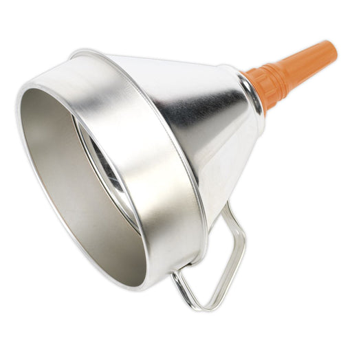 Sealey Funnel Metal with Filter200mm FM20 Sealey - Dynamic Drive