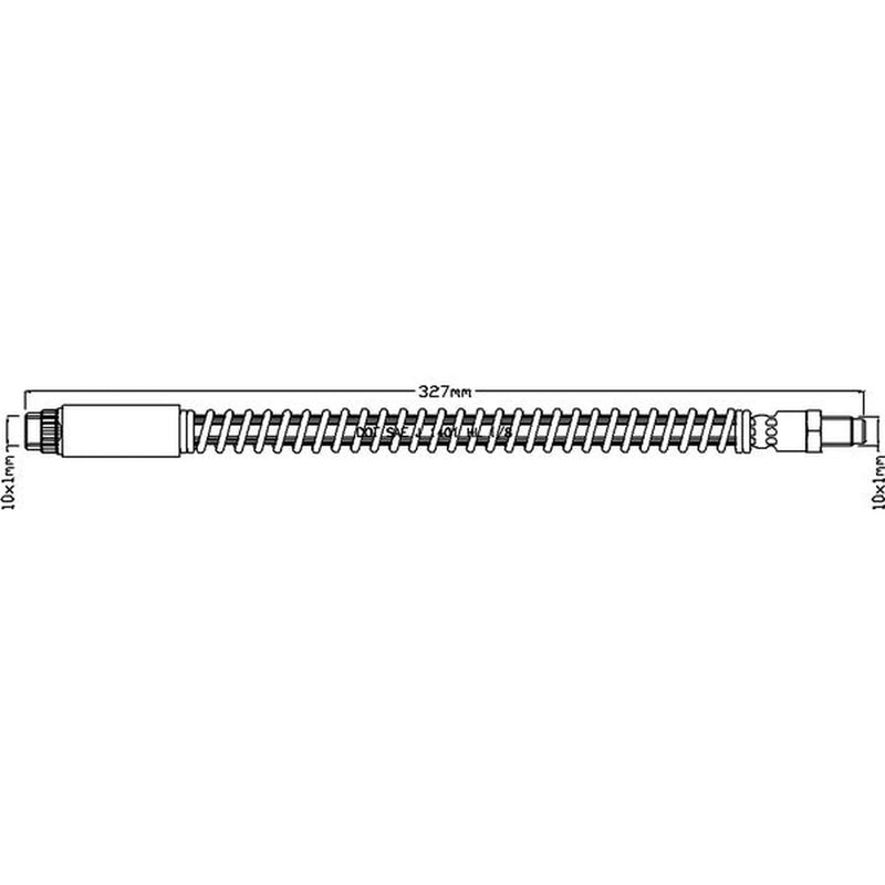 Juratek Brake Hydraulic Hose Line Right JBH1026