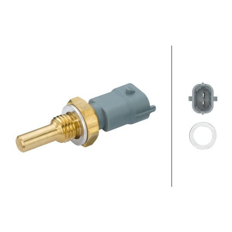 Hella Oil Temperature Sensor fits Opel Astra G 1998-2005 1.7 2.0 2.2