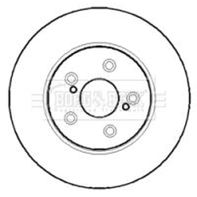 Borg & Beck Front Brake Vented Discs & Pads fits Toyota Celica 1985-1989 2.0