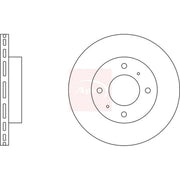 Apec Front & Rear Brake Discs & Pads fits Mitsubishi Carisma 1997-2006 1.6
