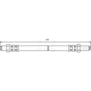 Apec Brake Hydraulic Hose Line Front fits Daimler Daimler Xj 1994-2003 4.0