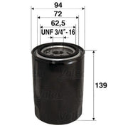 Valeo Engine Oil Filter 586064