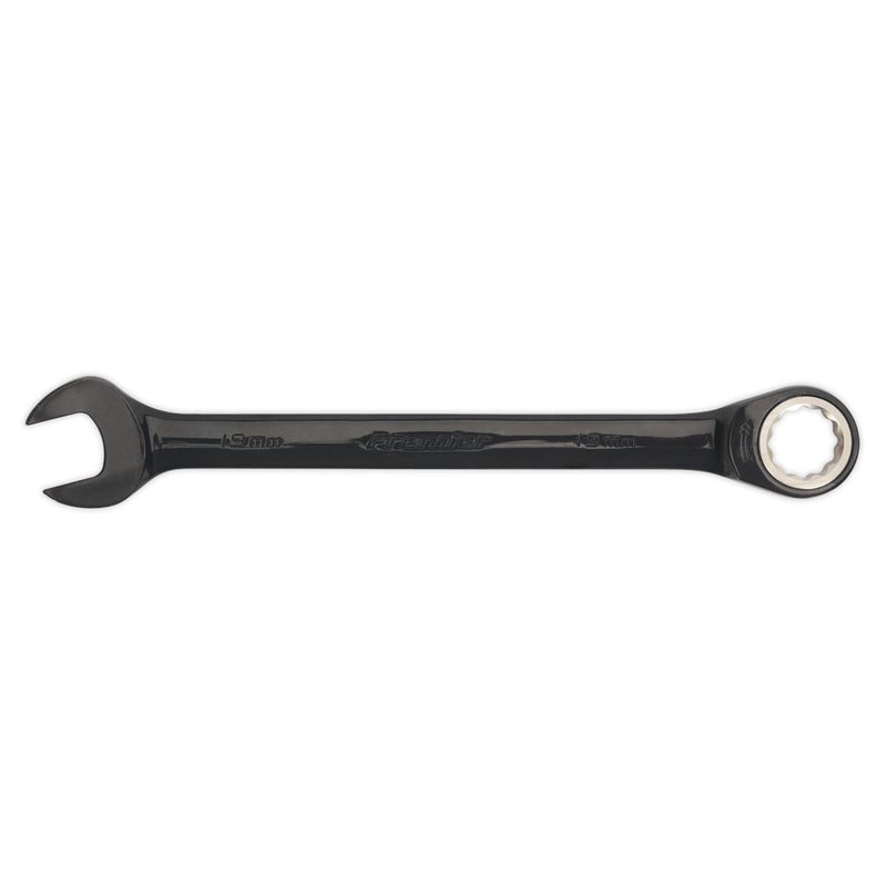 Sealey Combination Ratchet Spanner Set 7pc Black Series Metric AK7978 Sealey - Dynamic Drive