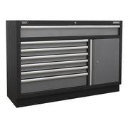 Superline Pro Superline PRO Storage System with Stainless Steel Worktop 4.9m Superline Pro - Dynamic Drive