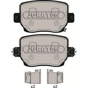 Juratek Rear Brake Pad Set fits Tesla Model 3 2018-2020