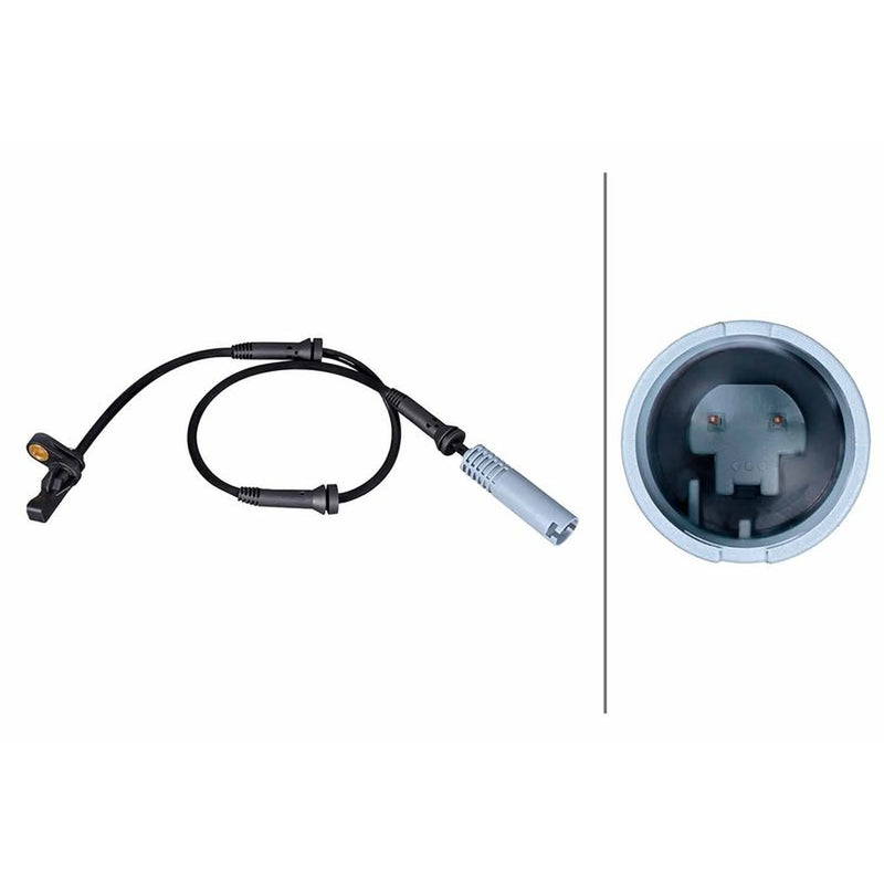 Hella ABS Wheel Speed Sensor Front fits BMW 5 2004-2010