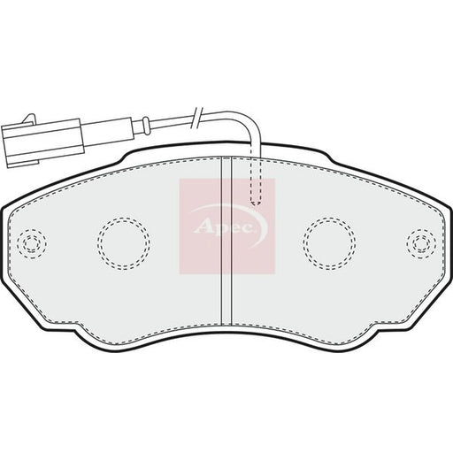 Apec Front Brake Pad Set PAD1239