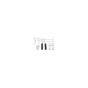 Bosch Brake Pad Accessory Fitting Kit Front fits Renault Twingo I 1993-2007 1.2