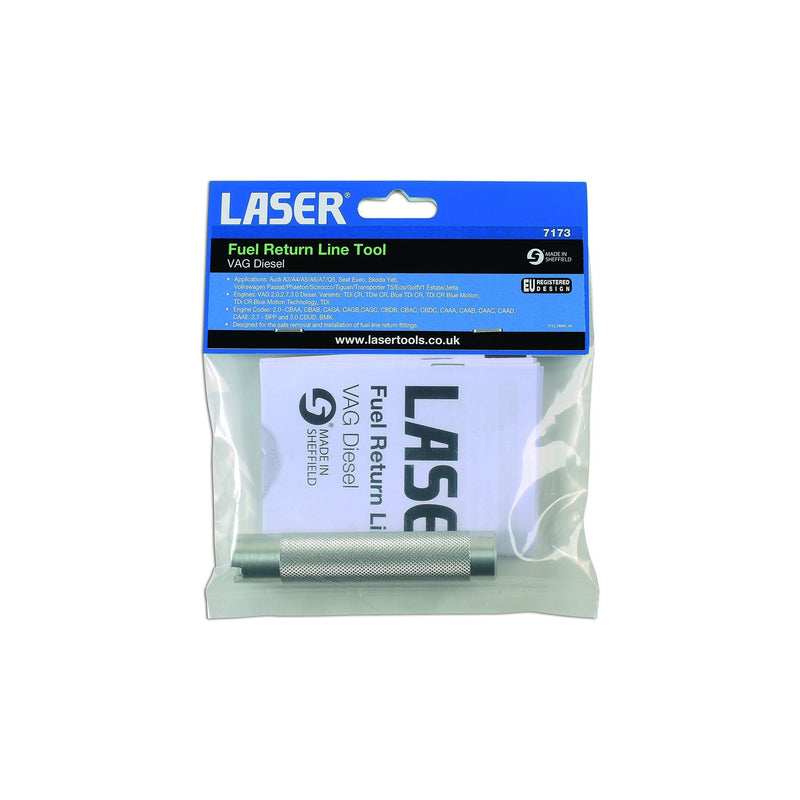 Laser Fuel Return Line Tool - for VAG Diesel 7173 Laser - Dynamic Drive