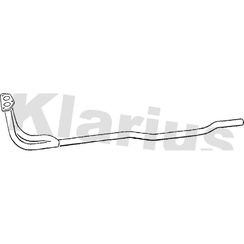 Klarius Exhaust Pipe OD fits Volvo 240 1974-1988 2.1 2.3