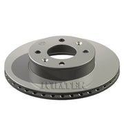 Juratek Front Brake Vented Discs & Pads fits Kia Picanto II 2011-2017 1.0 1.2