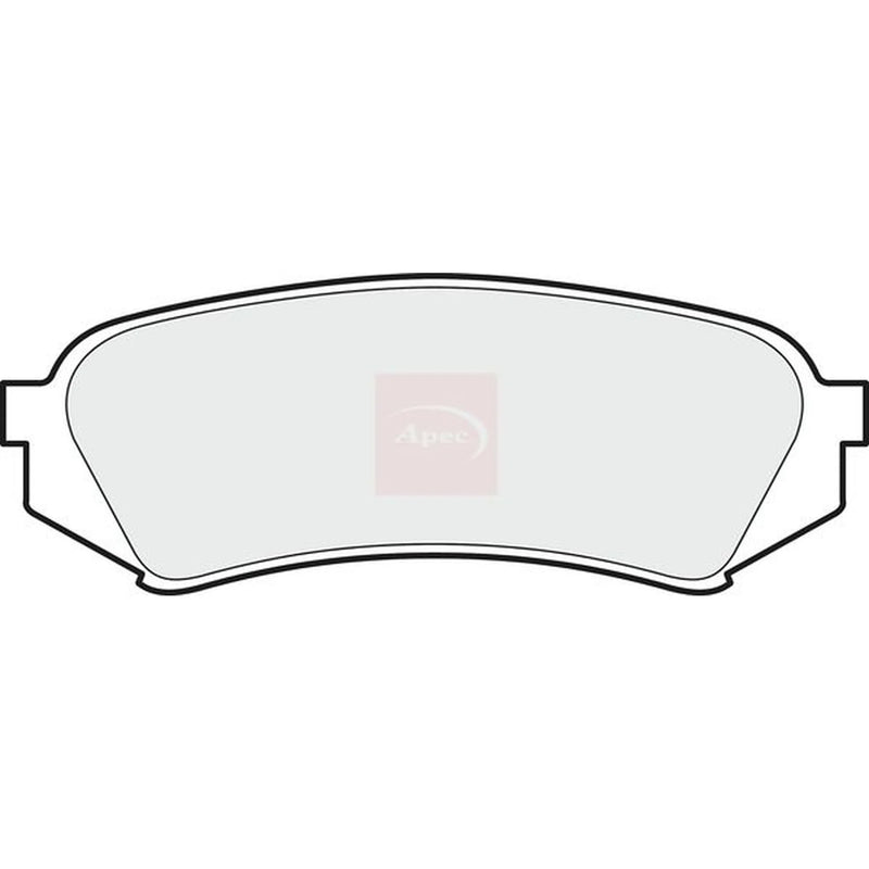 Apec Rear Brake Pad Set PAD1099