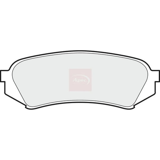 Apec Rear Brake Pad Set PAD1099