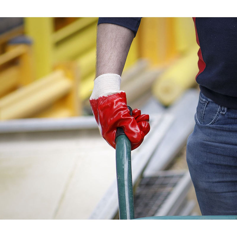 Worksafe Worksafe PVC Knit Wrist Gloves, X-Large - Pack of 12 Pairs 9106XL/12 Worksafe - Dynamic Drive