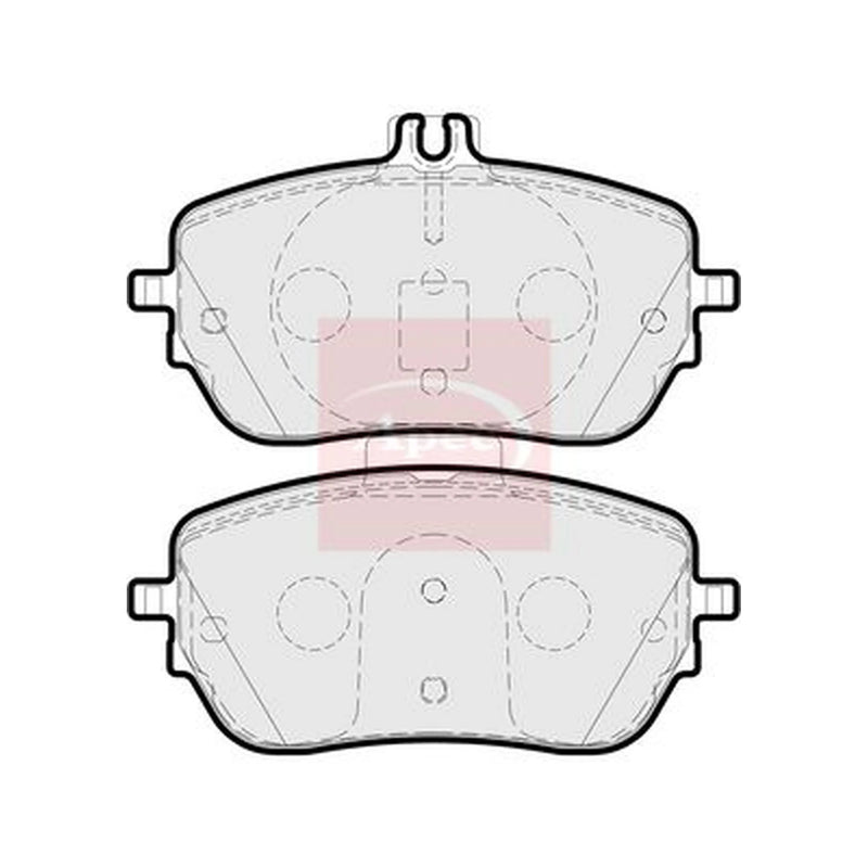 Apec Front Brake Pad Set PAD2244