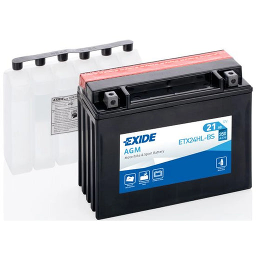 Exide Battery 12V 21Ah 350A ETX24HL-BS