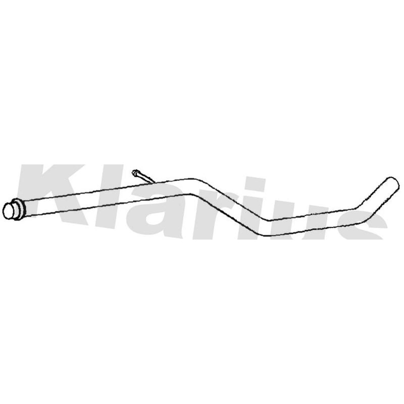 Klarius Exhaust Pipe OD fits Citroën C4 II 2013-2018 1.6