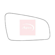 Apec Exterior Wing Mirror Glass Right fits Opel Zafira Family B 2005-2015