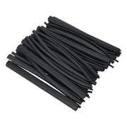 Sealey Heat Shrink Tubing Assortment 72pc Black Adhesive Lined 200mm HSTAL72B Sealey - Dynamic Drive
