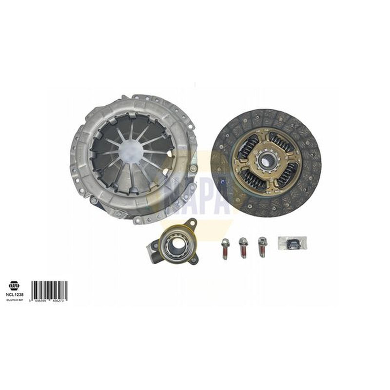NAPA Clutch Kit Set 3pc fits Toyota Auris 2006-2018 1.6 1.8