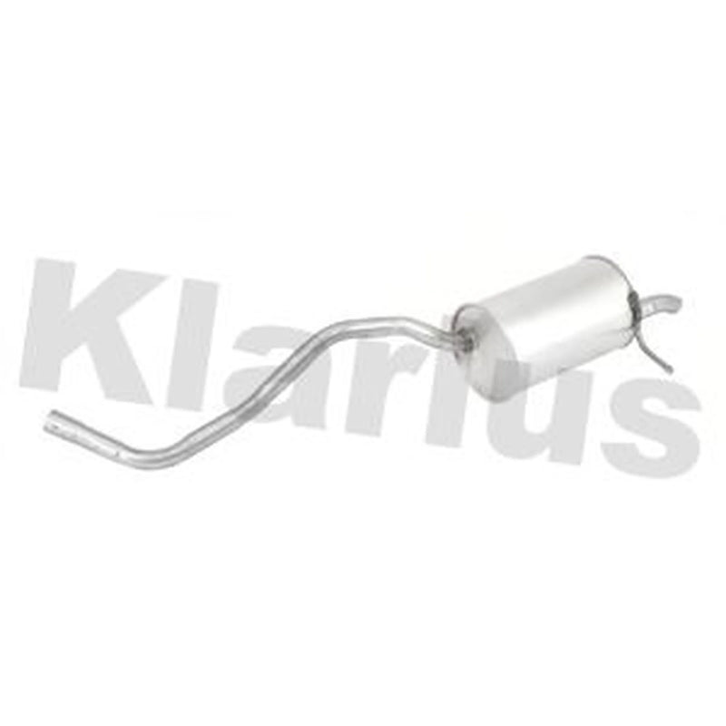 Klarius Box With Tail Pipe Rear fits Renault Clio IV 2012-2021 1.2