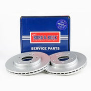 Borg & Beck Front Brake Vented Discs & Pads fits Mercedes-Benz A-Class 1997-2004