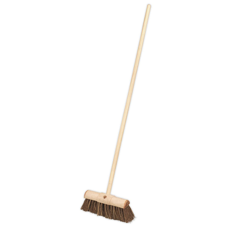 Sealey Broom 13"(325mm) Stiff/Hard Bristle BM13HX Sealey - Dynamic Drive