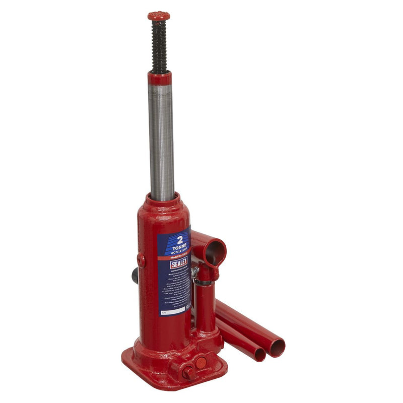 Sealey Bottle Jack 2 Tonne SJ2 Sealey - Dynamic Drive